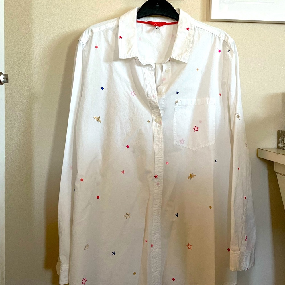 Joules White Shirt